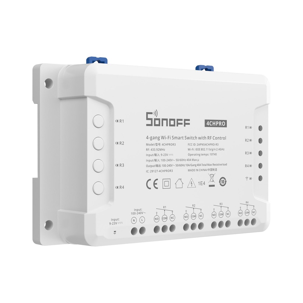 SONOFF 4CHPROR3 Wifi Smart Light Switch Module with RF Control for Alexa/Google