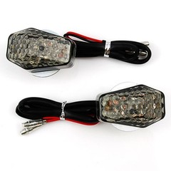 15 Amber LED Flush Mount Smoke Turn Signal Indicator Blinker Light Universal …