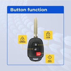 Replacement Key Fob Remote 2014 Scion xB FCC: HYQ12BDP 2-Pack Keyless Entry