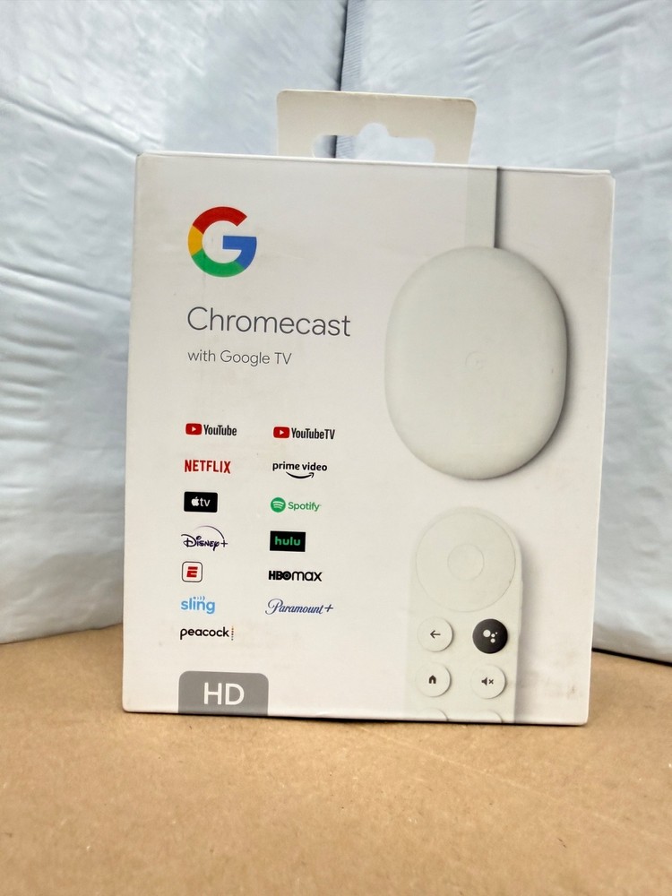 Chrome cast with Google TV (HD) – GA03131 Snow used in Excellent Condition