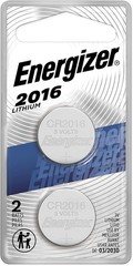 2 Pack ENERGIZER CR2016 BL2016 DL2016 ECR2016 3v LITHIUM Batteries Exp 2033 pcs