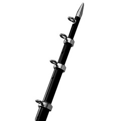 TACO 15′ Black/Silver Outrigger Poles 1-1/8″ Diameter