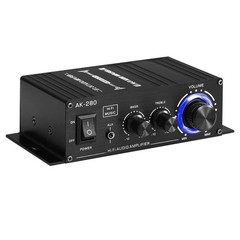 2.0 Channel AK280 Mini HIFI Stereo Digital Amplifier Fit For Home/Car Speaker