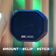 Altec Lansing HydraTrek Magnetic Bluetooth Speaker Waterproof – Periwinkle Blue