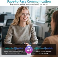 AI Smart Glasses, AI Translator Powered by Chatgpt with Real-Time Translation(16