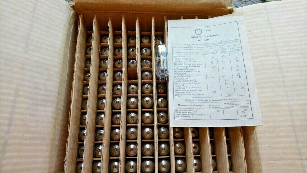 US Stock! 20pcs 6N6P / 6N6 / 6H6P / 6Н6П Same Date 1970’s NEW NOS Tubes