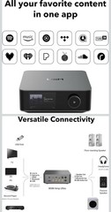 WiiM Amp Ultra 2-Ch 100W Digital Amplifier HDMI ARC USB Wi‑Fi 6 BT 5.3