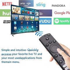 Universal Remote for Insignia & Toshiba fire Edit TV LED NS-RCFNA-21 NS-RCFNA-19