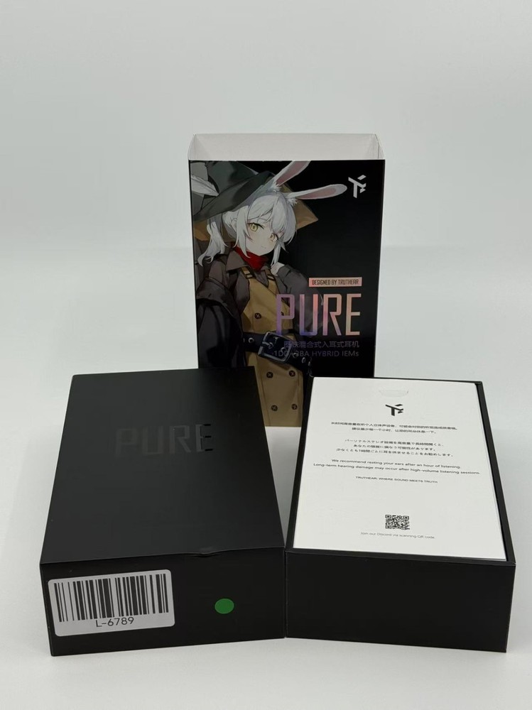 TRUTHEAR Pure 1DD+3BA Hybird Wired in-Ear Earphones 3.5mm Headphones