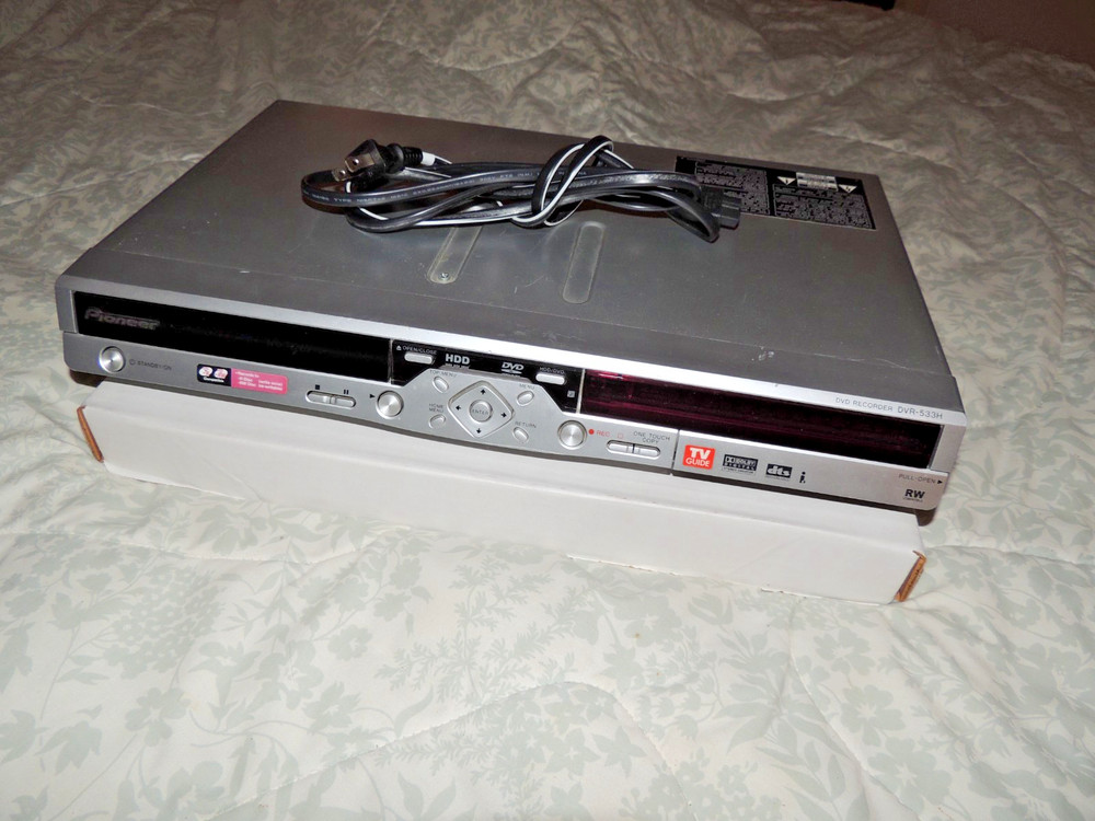 Pioneer DVR-533H Hard Drive & DVD recorder