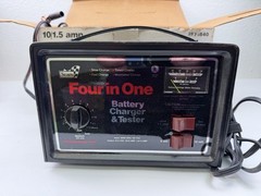 Vintage Sears Four In One Battery Charger Tester 1.5 10 Amp 6 12 Volt – Tested!