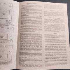 Vintage Fosgate Research 101A Tate II Gatefold Brochure Textured Parchment Rare