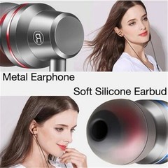 Headphone USB-C Wired HiFi Stereo Bass Earbuds With Mic