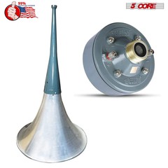 5Core PA Horn Speaker Waterproof Trumpet Horn 22 Inch + Driver Unit 60W