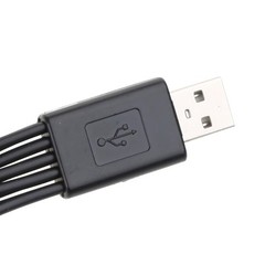 Universal 10 in 1 Charging Cable – 20CM/7.87in USB Data Cable with Multiple A…