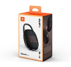 JBL Clip 5 Black Portable Bluetooth Speaker (Open Box)