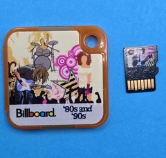 SanDisk SlotRadio MicroSD Card with Billboard 1000 Songs of the 80’s & 90s