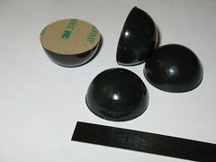 4 SORBOTHANE 1 1/4 inch VIBRATION ISOLATION FEET 70D FIRM 32mm HEMISPHERE FOOT