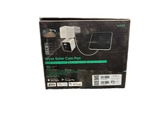 Wyze Solar Cam Pan 2 Pack 2K Battery Security Cameras w/ Solar Panels New