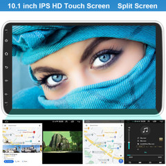 10.1″ Double 2 Din Car GPS Android 13 Apple Carplay Touch Screen Radio 64G DVR
