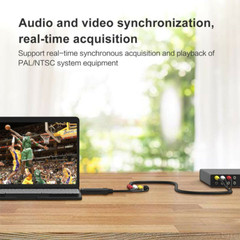 USB 2.0 Audio Video VHS VCR to DVD Converter Capture Card Adapter Digital Format