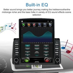for Toyota Sienna Radio Upgrade 2004 2005 2006 4GB RAM+64GB ROM-XJG, Black
