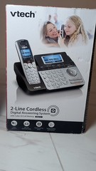 VTech 2-Line Cordless Phone System with Answering Machine 2 Handsets New