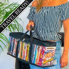 DVD, Blu-Ray Storage Organizer 2 Storage Bags 40 DVD Each (80 Total) w/ DIVIDERS