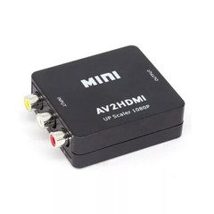 RCA AV to HDMI HD Converter Video Adapter XBOX 360 PS1 N64 Wii NES SNES Sega