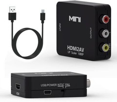 HDMI To RCA AV Adapter Converter Cable CVBS 3RCA 1080P Composite Video Audio Lot