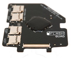 iFlash Quad MicroSD Adapter iPod 5G 6G 7G Video Classic Upto 4x Micro SD Cards