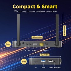 SuperBox S6 Max Android TV Box 4K Smart Media Stream Time Shift Voice Remote
