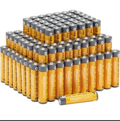 25 Amazon Basics AAA Alkaline High-Performance Batteries 1.5 Volt 10-Year Shelf
