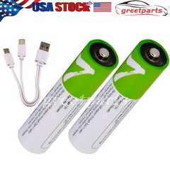 1.5V 2600mWh AA / AAA Battery Type-C USB Rechargeable Lithium ion Batteries Lot