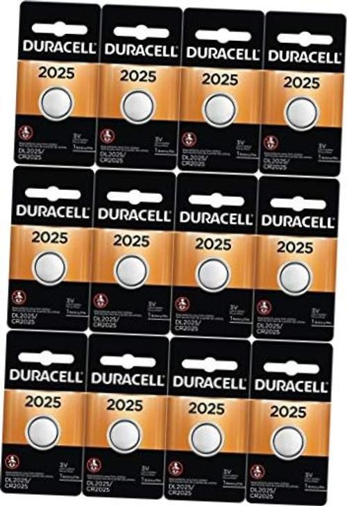 12-Pack 2025 Batteries 3.0 Volt Lithium Coin Button 12 Count (Pack of 1)