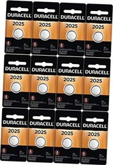 12-Pack 2025 Batteries 3.0 Volt Lithium Coin Button 12 Count (Pack of 1)