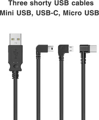 Dashcam Power Adapter,(Universal) Compatible with All Models,Dual DC Buck Conver
