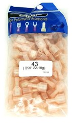 300 T-TAPS MALE INSULATED TERMINAL CONNECTORS COMBO SET (10-12+14-16+18-22 AWG)