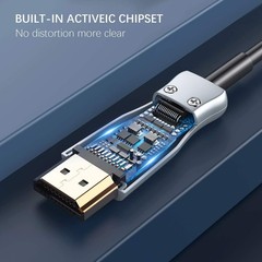 150FT AOC Fiber Optic Hybrid HDMI Cable HDTV 4K 60Hz 18Gb HDR ARC 3D HDCP 2.2