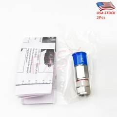 2Pcs N Male Connector Clamp For 1/2″ Corrugated Coaxial Cable ANDREW LDF4-50A