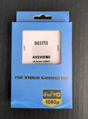 Mini Box AV2HDMI Upscaler AV RCA to HDMI VIDEO Converter Adpter 1080P TV PS2 DV