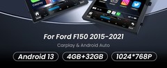 12″ 8Core 4G+64G Touch Screen Car Radio Stereo for Ford F150 2015-2021 CarPlay