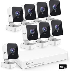 XVIM 8CH DVR 1080P Security Camera System Night Vision Monitor Cloud CCTV System
