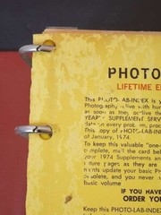 PHOTO LAB INDEX M & M LIFETIME 32ND 1974 EDITION BOOK OOP*