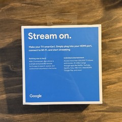 Google Chromecast 2nd Generation HD Media Streamer (NC2-6A5) -New Sealed