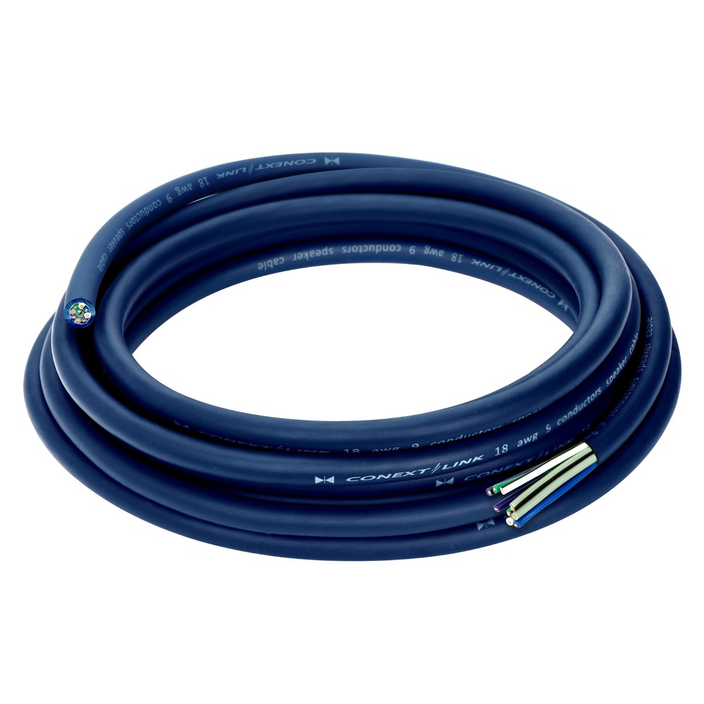 5 FT Feet 9 Multiple Conductor Speed Wire Speaker Cable 18 GA AWG Gauge Trailer