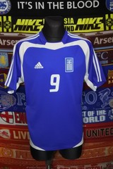 5/5 Greece adults M 2004 #9 Charisteas football shirt jersey trikot soccer