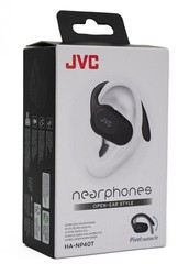 Jvc Nearphones Open Ear True Wireless Headphones, BT 5.4, up to 26 Hours – Black