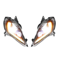 LED Headlights with Low Beam Turn Signal for Raptor 350 450 700 YFZ 450 Wolverin