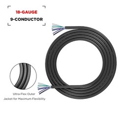 RECOIL RS918-20 Speaker Cable 4-Channel Speaker Wire and Remote Wire, 18AWG CCA